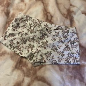 Floral Jean Shorts